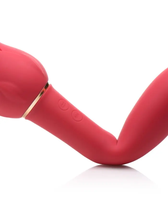 Bloomgasm - Sweet Heart Rose 5x Suction Rose and  10x Vibrator - Pink