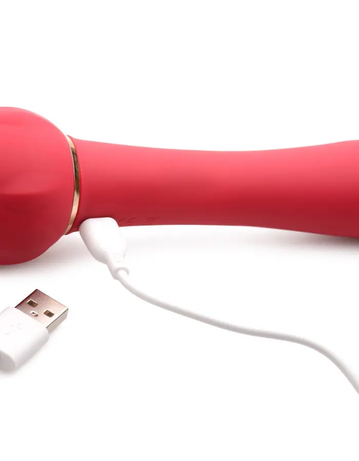 Bloomgasm - Sweet Heart Rose 5x Suction Rose and  10x Vibrator - Pink