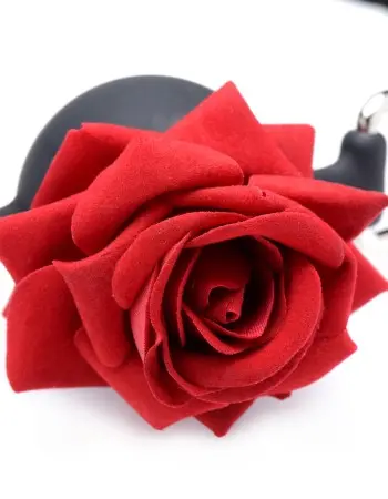 Full Bloom Silicone Ball Gag With Rose