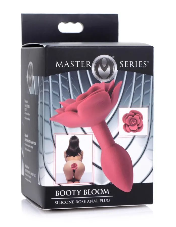 Booty Bloom Silicone Rose Anal Plug - Small