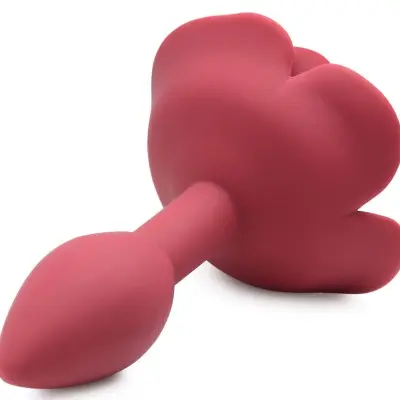 Booty Bloom Silicone Rose Anal Plug - Small