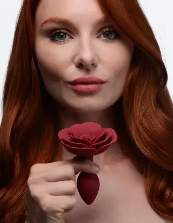 Booty Bloom Silicone Rose Anal Plug - Small