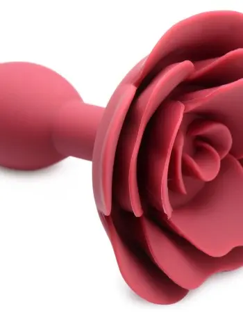 Booty Bloom Silicone Rose Anal Plug - Small