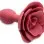 Booty Bloom Silicone Rose Anal Plug - Small