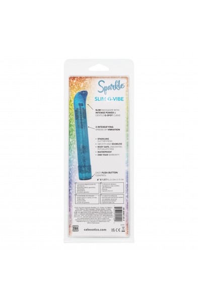 Sparkle Slim G-Vibe - Blue