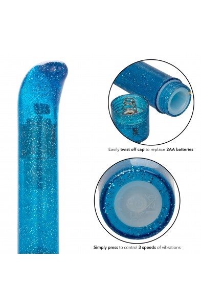 Sparkle Slim G-Vibe - Blue