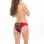 Simple Fantasy Crotchless Panty - S/m - Red