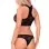 Pink Lipstick - Festival Flirt 2 Pc Bra Set - M/l  - Black