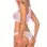 Pink Lipstick - Festival Flirt 2 Pc Bra Set - M/l  - White