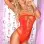 Pink Lipstick - Juicebox Seamless Bodysuit - One  Size - Red