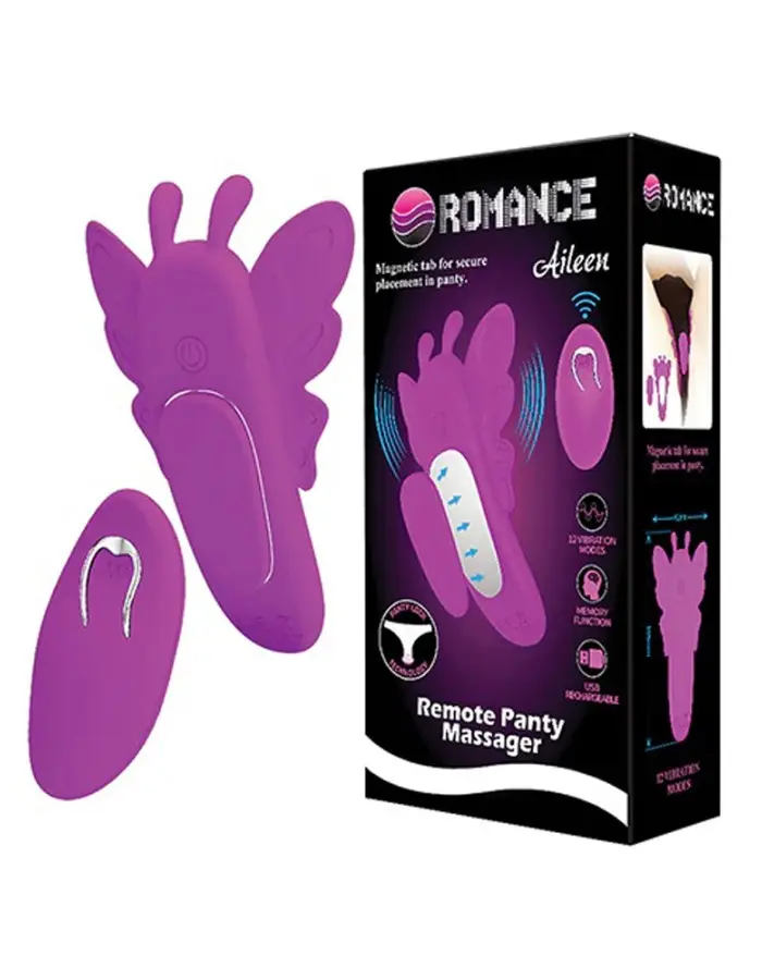 Pretty Love Romance Aileen Magnetic Butterfly  Panty Vibe