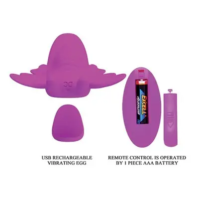 Pretty Love Romance Aileen Magnetic Butterfly  Panty Vibe