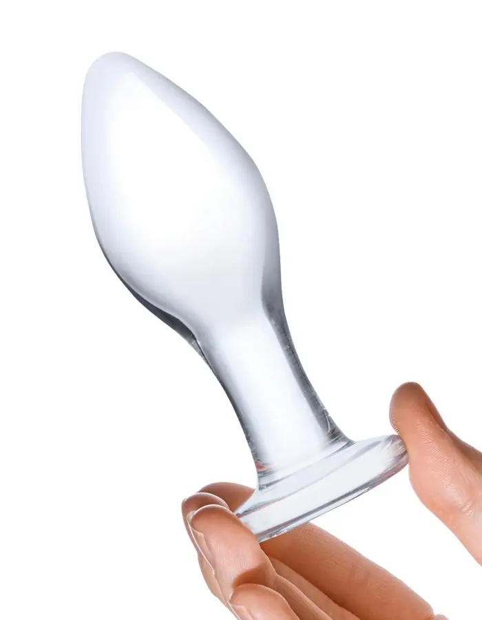 4 Inch Classic Handblown Glass Butt Plug