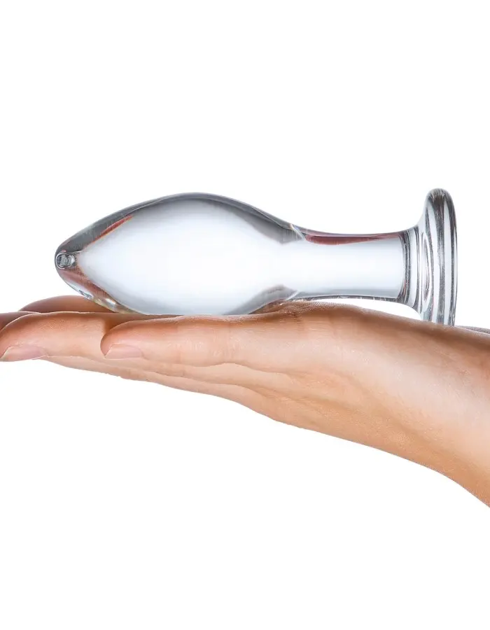 4 Inch Classic Handblown Glass Butt Plug