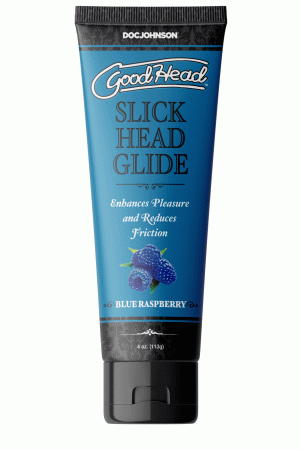 Goodhead - Slick Head Glide - Blue Raspberry -  4 Oz