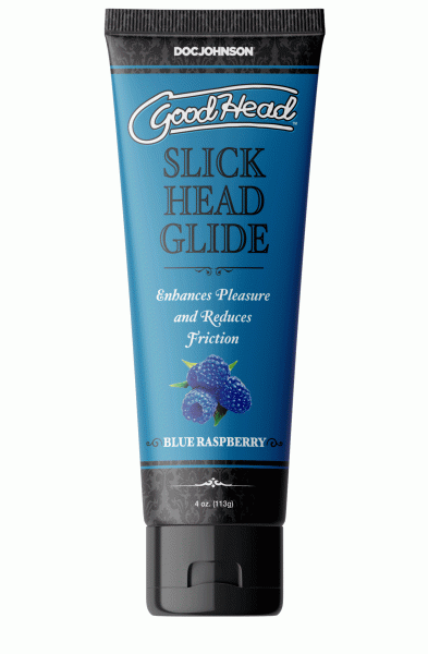 Goodhead - Slick Head Glide - Blue Raspberry -  4 Oz