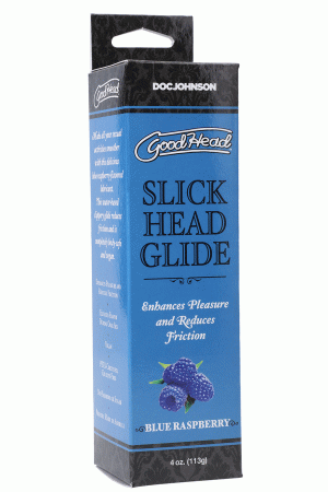 Goodhead - Slick Head Glide - Blue Raspberry -  4 Oz.