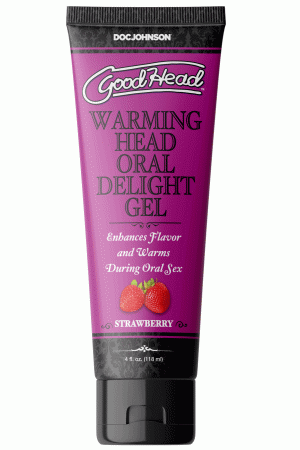 Goodhead - Warming Head Oral Delight Gel -  Strawberry - 4 Fl. Oz.