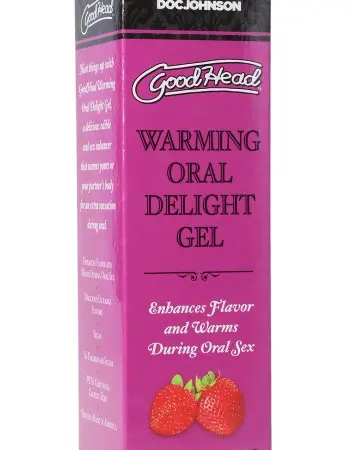 Goodhead - Warming Oral Delight Gel - Strawberry - 4 Fl. Oz.