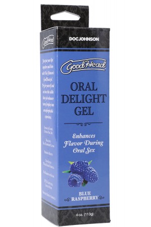 Goodhead - Oral Delight Gel - Blue Raspberry - 4  Oz.