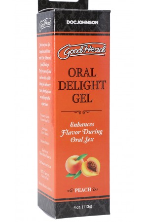 Goodhead - Oral Delight Gel - Peach - 4 Oz.