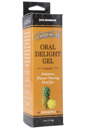 Goodhead - Oral Delight Gel - Pineapple - 4 Oz.