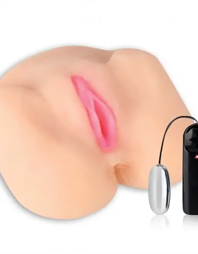 Vibrating Spread Eagle Pussy and Ass