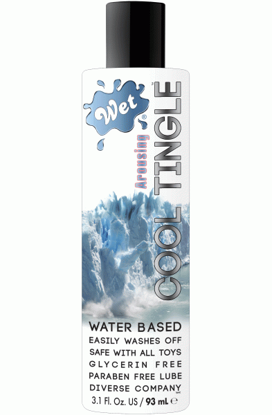 Wet Cool Tingle Water Based Lubricant - 3.1 Fl Oz