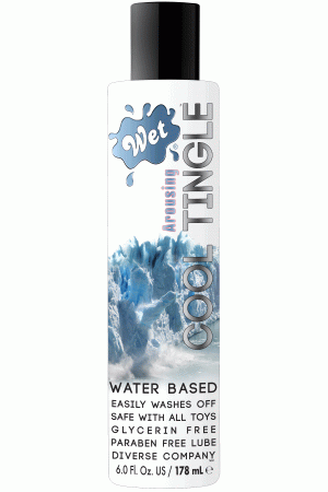 Wet Cool Tingle Water Based Lubricant - 6.0 Fl Oz