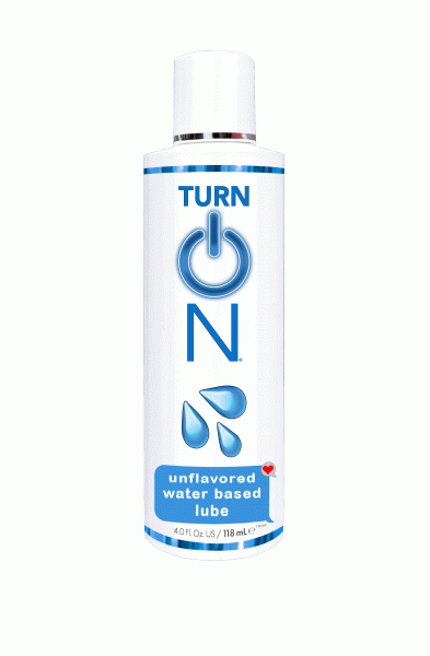 Turn on Unflavored Water Based Lube - 4 Fl. Oz.