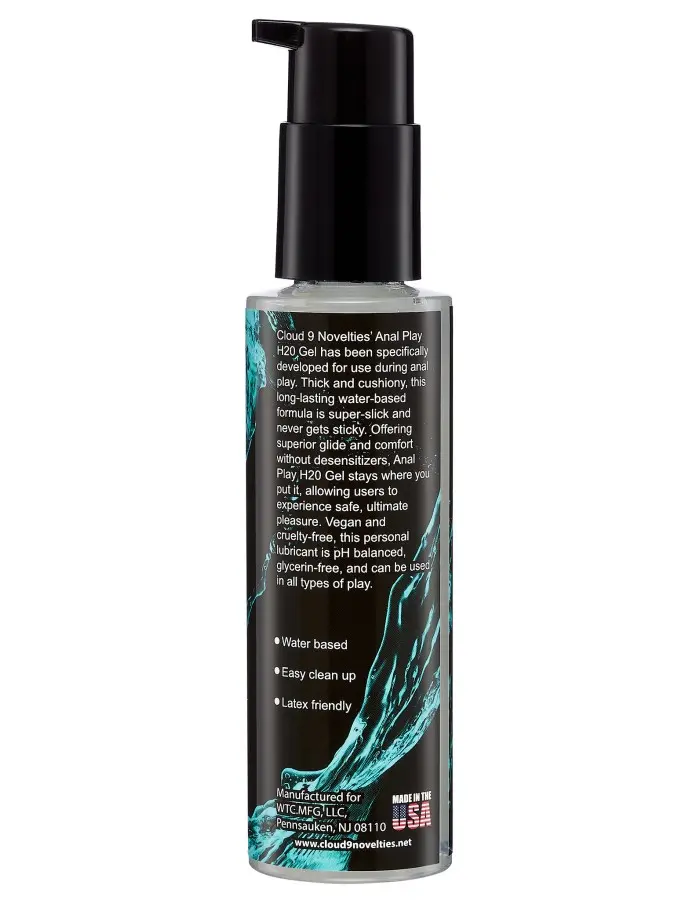 Cloud 9 H20 Anal Play Gel 4 Fl. Oz.
