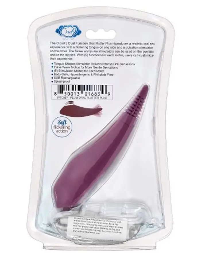 Health and Wellness Oral Flutter Plus - Plum