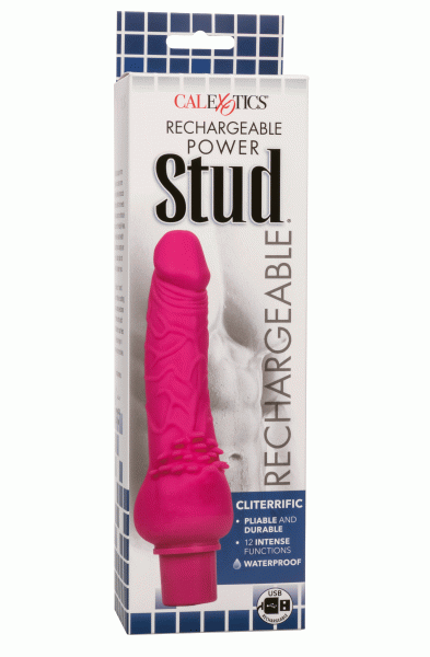 Rechargeable Power Stud Cliterrific - Pink