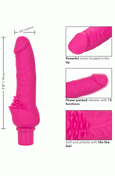 Rechargeable Power Stud Cliterrific - Pink