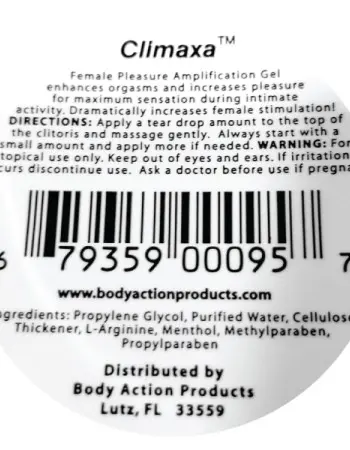 Climaxa Stimulating Gel - 50 Pieces Sample Display