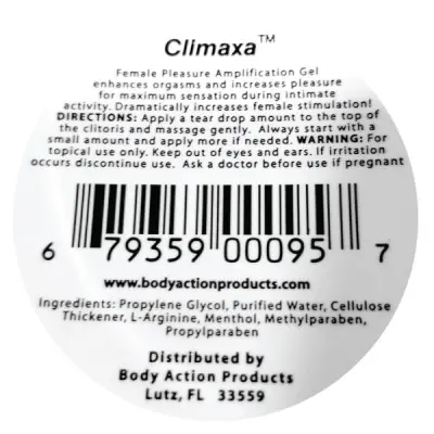 Climaxa Stimulating Gel - 50 Pieces Sample Display