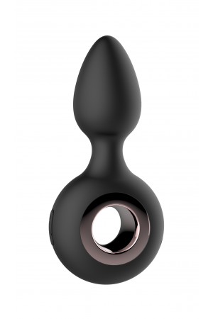 Gender Fluid Tremor Ring Plug Anal Vibe - Black