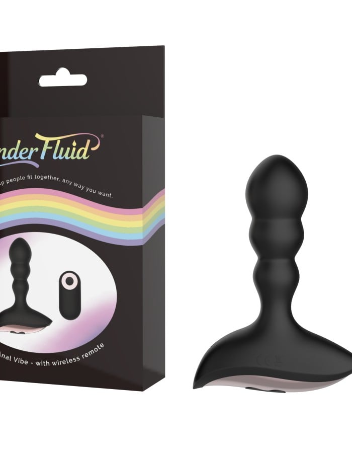 Gender Fluid Shake Anal Vibe - Black