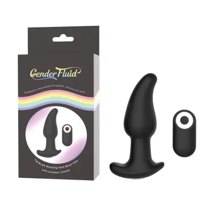 Gender Fluid Twirler Anal Vibe - Black