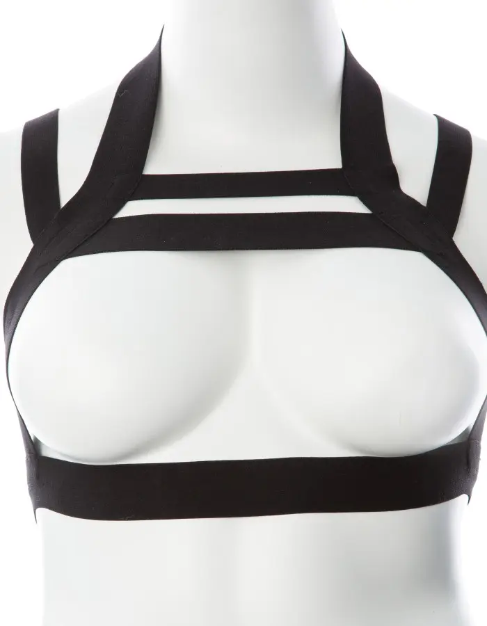 Gender Fluid Majesty Harness - Small-Large - Black