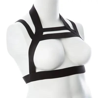 Gender Fluid Majesty Harness - Small-Large - Black
