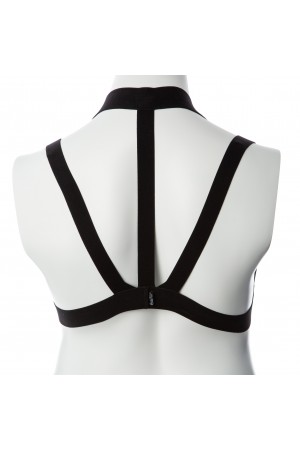 Gender Fluid Majesty Harness - Large-Xxl - Black