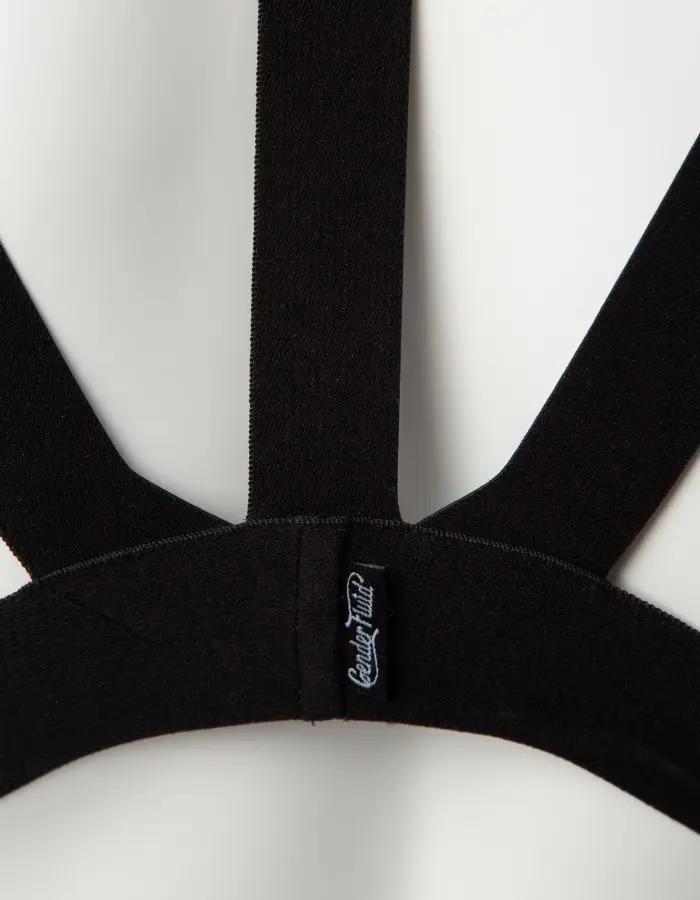Gender Fluid Majesty Harness - Large-Xxl - Black
