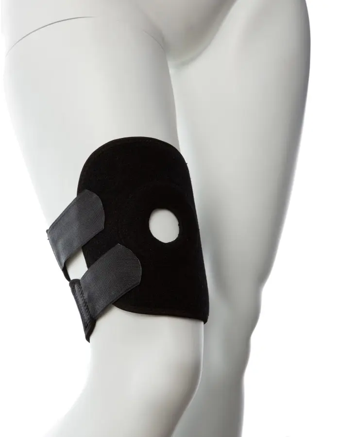 Gender Fluid Thigh Rider Strap-on Harness - Small- Large - Black