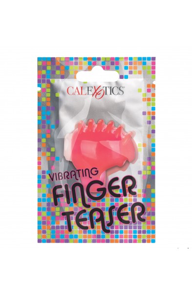 Foil Pack Vibrating Finger Teaser - Pink