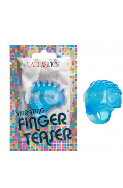 Foil Pack Vibrating Finger Teaser - Blue