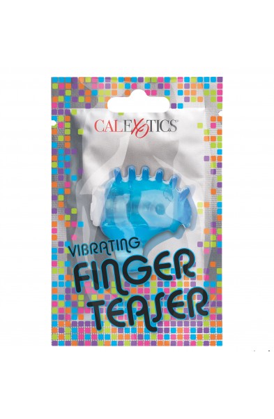 Foil Pack Vibrating Finger Teaser - Blue