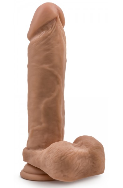 Dr. Skin Silicone - Dr. Julian - 9 Inch Dildo With Suction Cup - Mocha