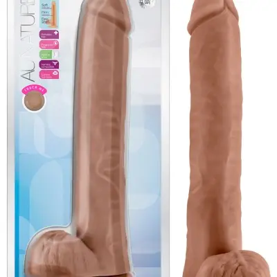 Au Naturel - Daddy - 14 Inch Dildo - Mocha