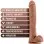 Au Naturel - Daddy - 14 Inch Dildo - Mocha